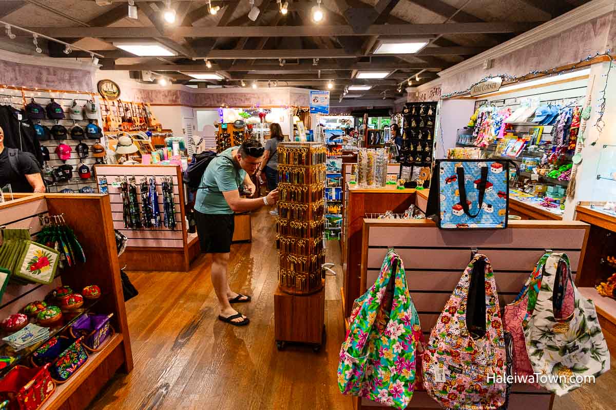 man shopping at gift shop