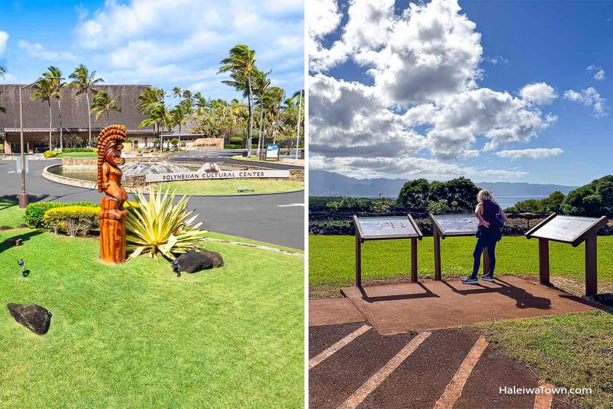 Polynesian Cultural Center and north shore Heiau